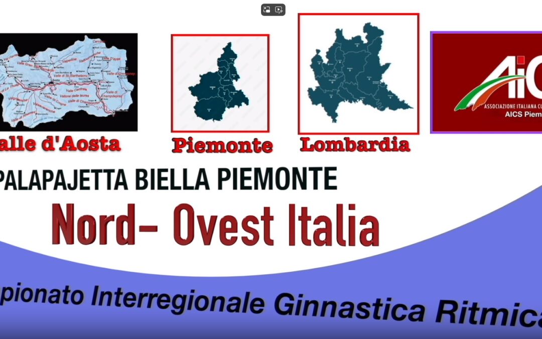 AICS Piemonte – Campionato Interregionale di Ginnastica Ritmica Nord-Ovest Italia