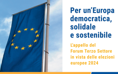 Elezioni europee, l’appello del Forum Terzo Settore: “Riaffermare pace e diritti sociali”