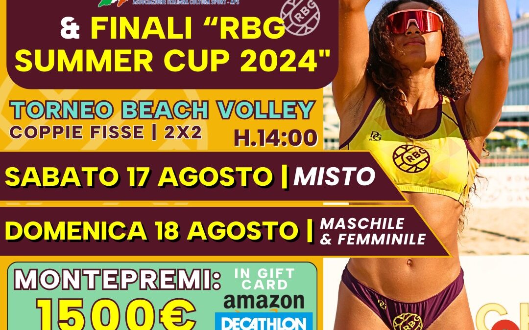 Beach volley, finali nazionali AiCS