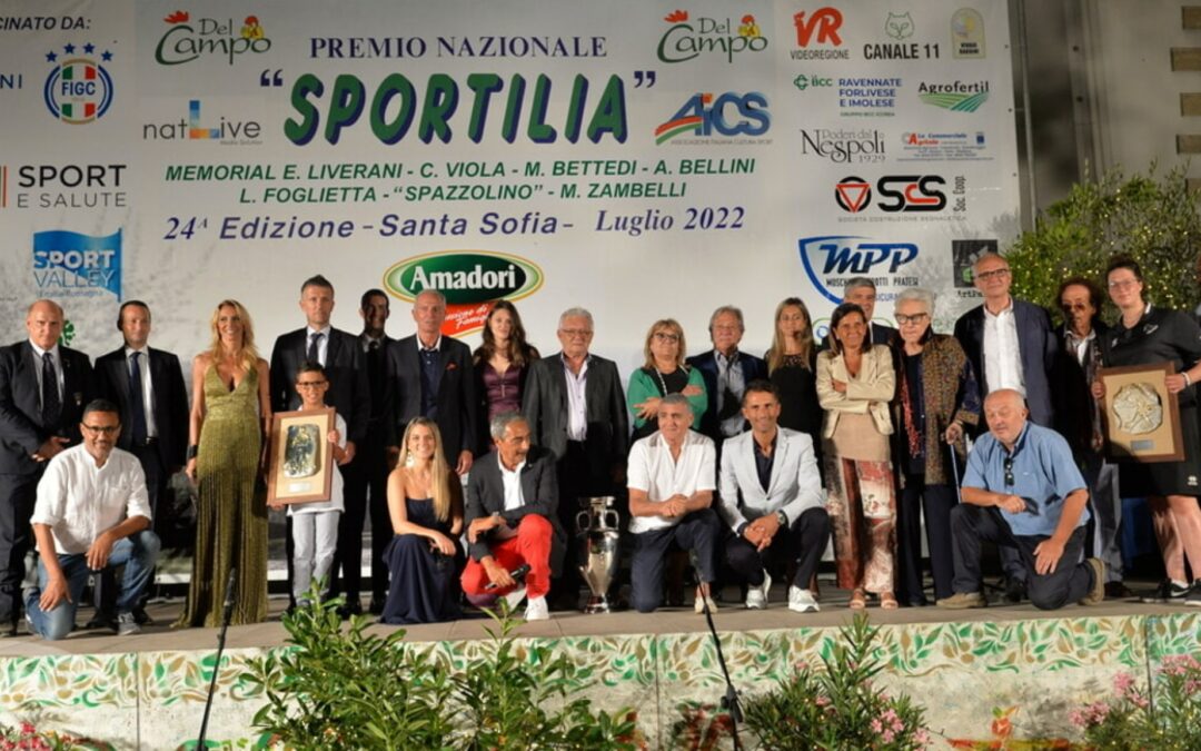 Premio Sportilia targato AiCS, sul palco sfilata stellare dei vip dello sport
