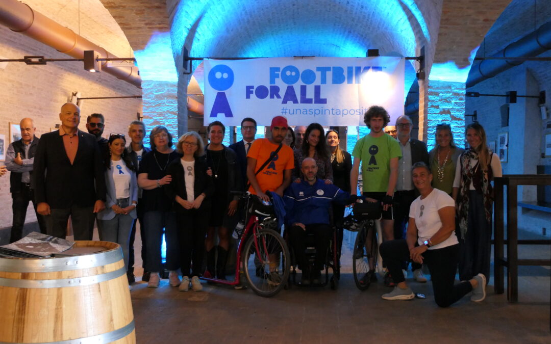 Footbike4All, successo di partecipazione alla Giornata inclusiva di presentazione