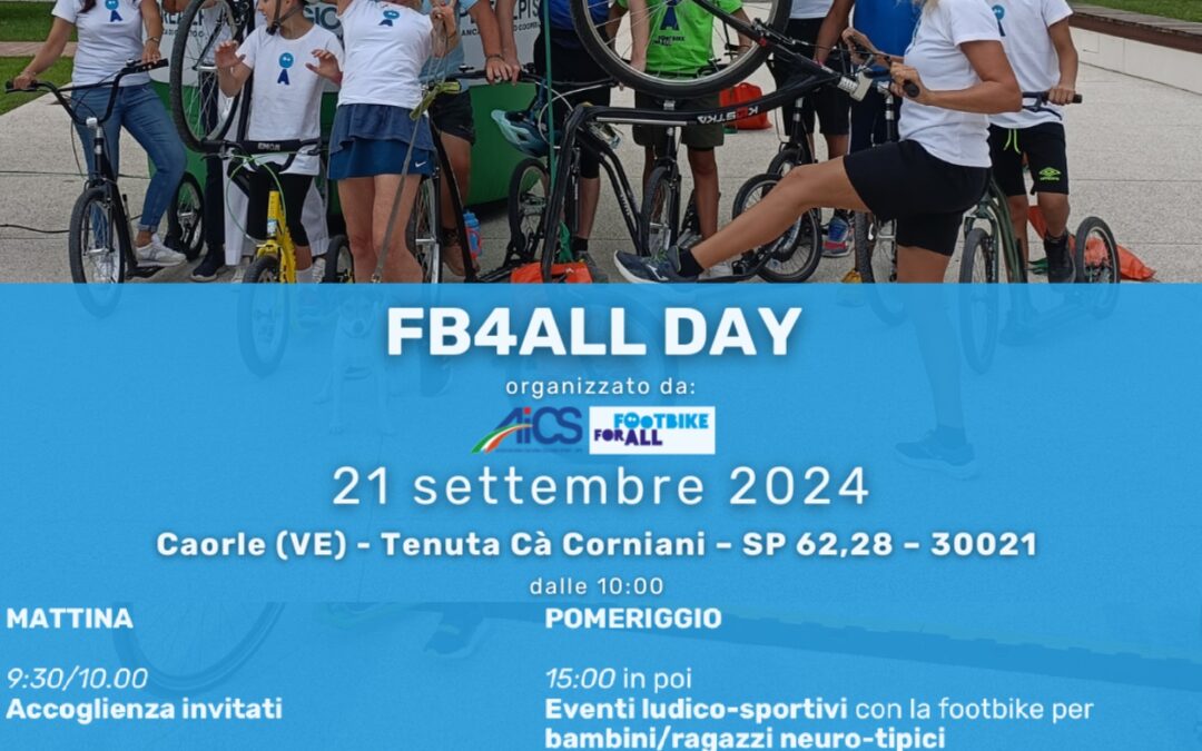 Footbike4all, convegno ed esibizione sportiva a Caorle