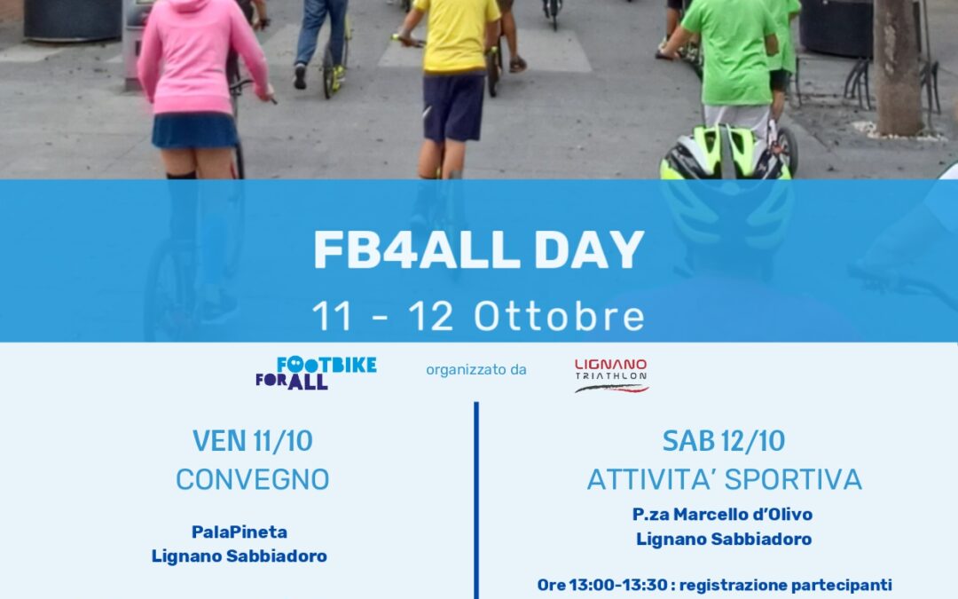 Lignano Sabbiadoro, nel week end il FB4ALL Day!