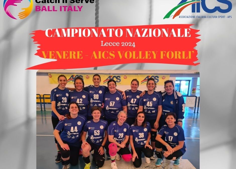 Campionato Catch and serve ball: a Forlì lo scudetto donne