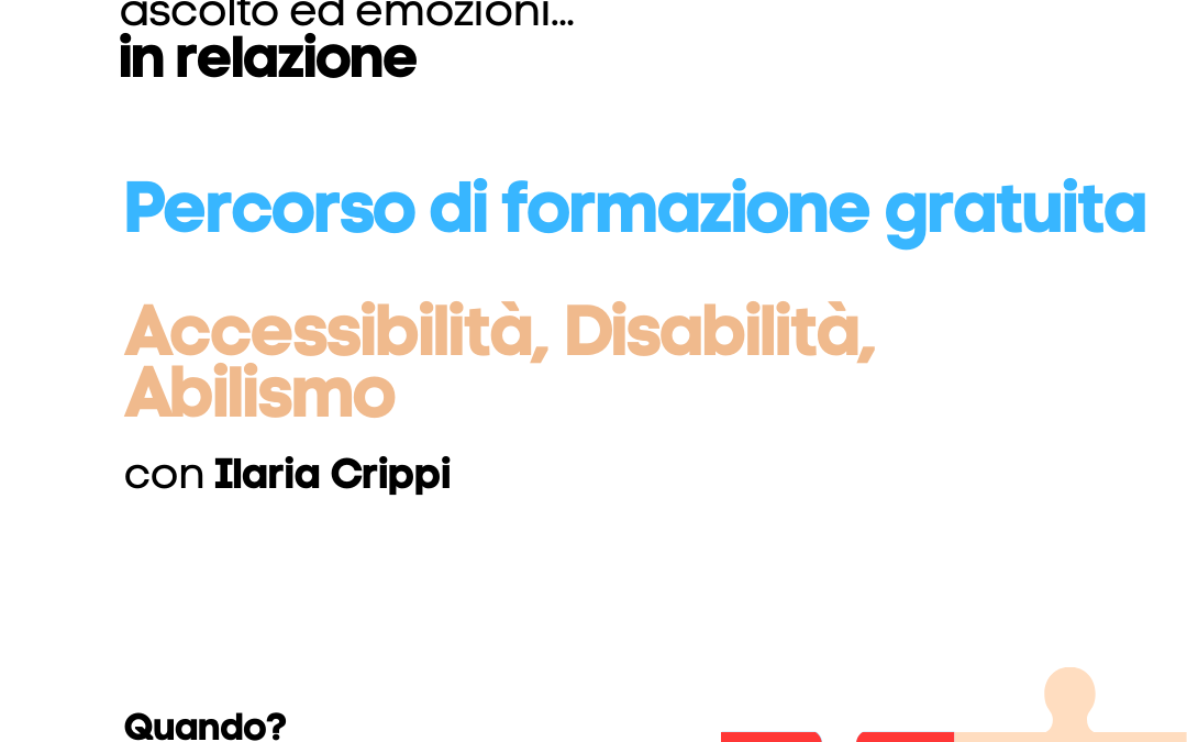 Torino, “Sport tra pratica e partecipazione”: webinar con Ilaria Crippi, attivista e disability manager