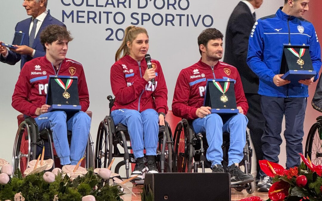 Collari d’Oro: tra i premiati anche la “nostra” Monica Boggioni, oggi campionessa paralimpica di nuoto atleta