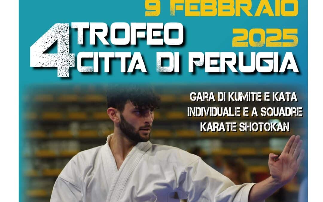 Perugia, trofeo AiCS di Karate Città di Perugia