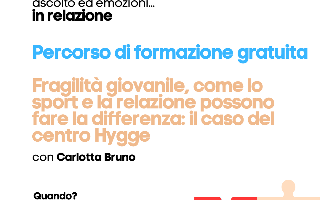 Torino, “Sport tra pratica e partecipazione”:  seminario formativo gratuito sul supporto di adolescenti con fragilità emotive